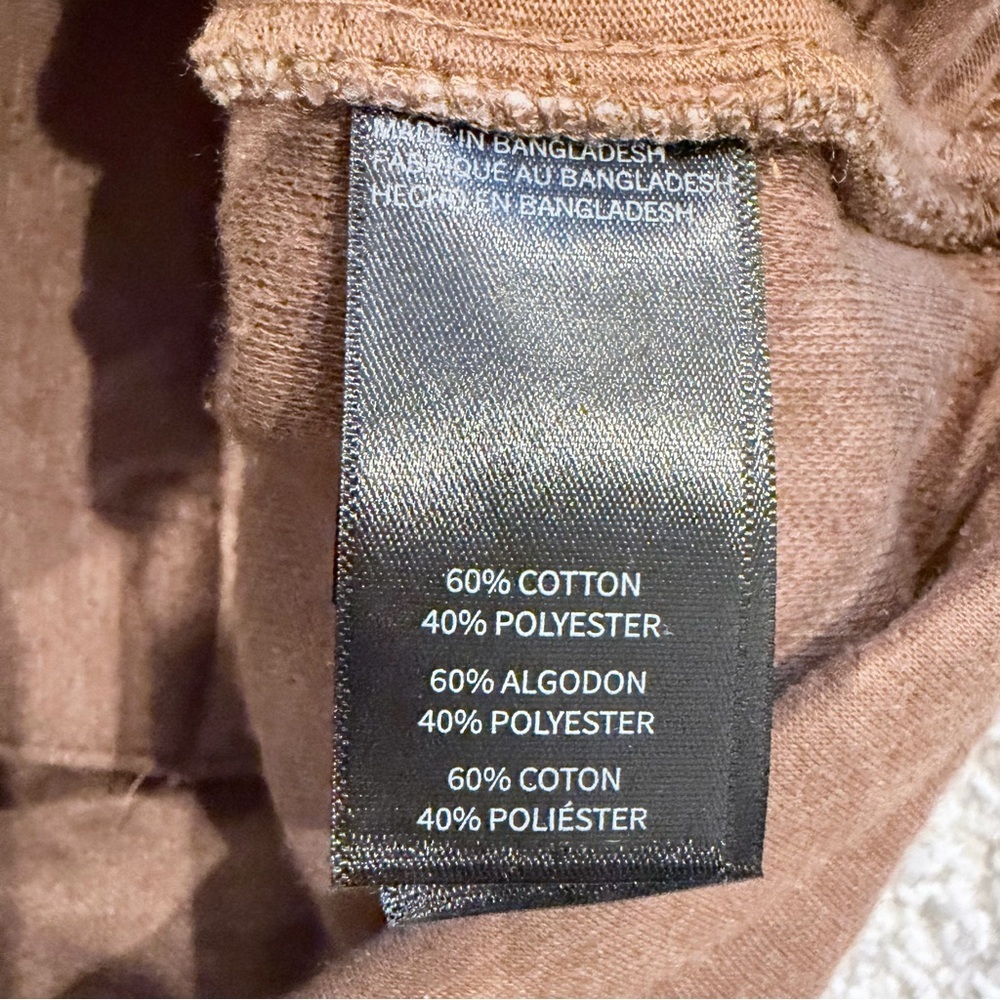 Kenneth Cole Quilted Knit Shirt Jacket Timber Brown L NWT - Picture 8 of 9